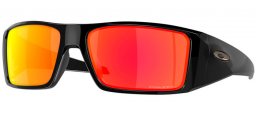 Sunglasses - Oakley - HELIOSTAT OO9231 - 9231-06 POLISHED BLACK // PRIZM RUBY