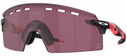 Gafas de Sol - Oakley - ENCODER STRIKE VENTED OO9235 - 9235-16 PINK STRIPED // PRIZM ROAD BLACK