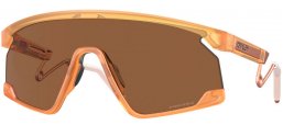 Gafas de Sol - Oakley - BXTR METAL OO9237 - 9237-06 MATTE TRANSPARENT LIGHT MUSTARD // PRIZM BRONZE