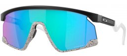 Sunglasses - Oakley - BXTR OO9280 - 9280-03 MATTE BLACK // PRIZM SAPPHIRE