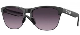 Lunettes de soleil - Oakley - FROGSKINS LITE OO9374 - 9374-49 MATTE BLACK // PRIZM GREY GRADIENT