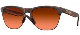 Sunglasses - Oakley - FROGSKINS LITE OO9374 - 9374-50 MATTE BROWN TORTOISE // PRIZM BROWN GRADIENT