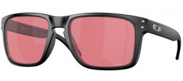 Lunettes de soleil - Oakley - HOLBROOK XL OO9417 - 9417-35 MATTE BLACK // PRIZM DARK GOLF