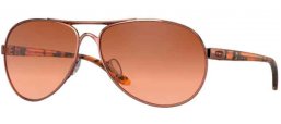 Sunglasses - Oakley - FEEDBACK OO4079 - 4079-01 ROSE GOLD // VR50 BROWN GRADIENT