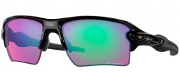 Lunettes de soleil - Oakley - FLAK 2.0 XL OO9188 - 9188-05 POLISHED BLACK // PRIZM GOLF