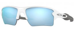 Gafas de Sol - Oakley - FLAK 2.0 XL OO9188 - 9188-82 POLISHED WHITE // PRIZM DEEP H2O POLARIZED