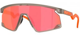 Sunglasses - Oakley - BXTR OO9280 - 9280-14 MATTE GREY INK // PRIZM TRAIL TORCH