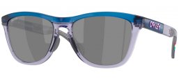 Gafas de Sol - Oakley - FROGSKINS RANGE OO9284 - 9284-16  TRANSPARENT MATTE GREY // PRIZM BLACK