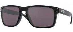 Lunettes de soleil - Oakley - HOLBROOK XL OO9417 - 9417-22 MATTE BLACK // PRIZM GREY