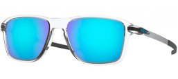 Lunettes de soleil - Oakley - WHEEL HOUSE OO9469 - 9469-02 POLISHED CLEAR // PRIZM SAPPHIRE