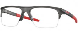 Monturas - Oakley Prescription Eyewear - OX8061 PLAZLINK - 8061-02  SATIN GREY SMOKE