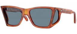 Gafas de Sol - Persol - PO0009 - 96/56 TERRA DI SIENA // LIGHT BLUE