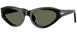 Gafas de Sol - Persol - PO0052S - 95/58 BLACK // GREEN POLARIZED