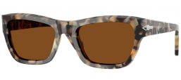 Gafas de Sol - Persol - PO0091S - 107157 BROWN TORTOISE // BROWN POLARIZED