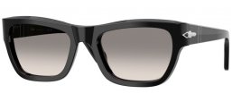 Gafas de Sol - Persol - PO0091S - 95/32 BLACK // GREY GRADIENT TRANSPARENT