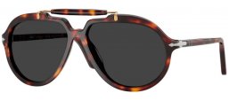 Gafas de Sol - Persol - PO0202S - 24/48 HAVANA // BLACK POLARIZED