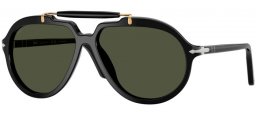 Gafas de Sol - Persol - PO0202S - 95/31 BLACK // GREEN