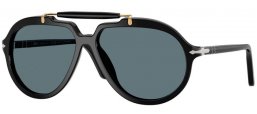 Gafas de Sol - Persol - PO0202S - 95/3R BLACK // DARK BLUE POLARIZED