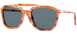 Gafas de Sol - Persol - PO0203S - 960/R5 STRIPED BROWN // DARK BLUE