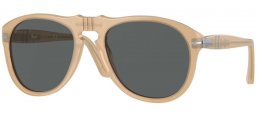 Lunettes de soleil - Persol - PO0649 - 1169B1  OPAL BEIGE // DARK GREY