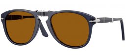 Gafas de Sol - Persol - PO0714 FOLDING - 121733  MILKY DEEP BLUE // BROWN