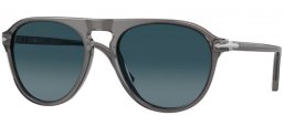 Gafas de Sol - Persol - PO3302S - 1196S3  TRANSPARENT GREY // DARK BLUE GRADIENT POLARIZED