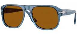 Gafas de Sol - Persol - PO3310S JEAN - 121833  TRANSPARENT NAVY BLUE // BROWN