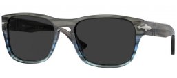 Gafas de Sol - Persol - PO3341S - 120548  STRIPED GREY GRADIENT BLUE // DARK GREY POLARIZED