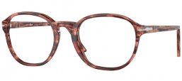 Lunettes de vue - Persol - PO3343V - 1209 STRIPED BORDEAUX