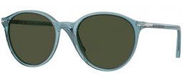 Gafas de Sol - Persol - PO3350S - 120431  TRANSPARENT BLUE // GREEN