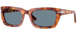 Gafas de Sol - Persol - PO3367S - 106/56 BROWN TORTOISE // LIGHT BLUE