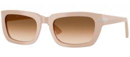 Gafas de Sol - Persol - PO3367S - 119551  SOLID BEIGE // BROWN GRADIENT TRANSPARENT