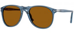 Gafas de Sol - Persol - PO9649S - 121833  TRANSPARENT NAVY BLUE // CRYSTAL BROWN