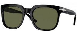 Gafas de Sol - Persol - PO3323S - 95/58 BLACK // GREEN ANTIREFLECTION POLARIZED