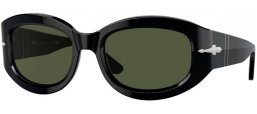 Gafas de Sol - Persol - PO3335S - 95/31 BLACK // GREEN