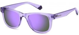 Frames Junior - Polaroid Junior - PLD 8009/N/NEW - 789 (MF) LILAC // VIOLET MIRROR POLARIZED