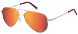 Gafas Junior - Polaroid Junior - PLD 8015/N - GHP (OZ) RUTHENIUM RED // RED MIRROR POLARIZED