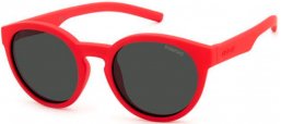 Gafas Junior - Polaroid Junior - PLD 8019/S - 0Z3 (M9) MATTE RED // GREY POLARIZED