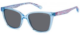 Gafas Junior - Polaroid Junior - PLD 8062/S - MVU (M9) AZURE // GREY POLARIZED