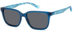 Gafas Junior - Polaroid Junior - PLD 8063/S - ZX9 (M9) BLUE AZURE // GREY POLARIZED