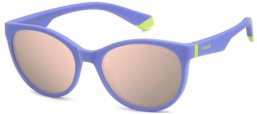 Gafas Junior - Polaroid Junior - PLD 8065/S - 789 (JQ) LILAC // ROSE GOLD MULTILAYER POLARIZED