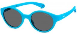 Gafas Junior - Polaroid Junior - PLD K007/S - MVU (M9) AZURE // GREY POLARIZED