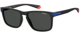 Sunglasses - Polaroid - PLD 2088/S - 0VK (M9) MATTE BLACK BLUE // GREY POLARIZED