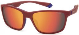 Gafas de Sol - Polaroid - PLD 2153/S - 0Z3 (OZ) MATTE RED // RED MIRROR POLARIZED