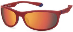 Gafas de Sol - Polaroid - PLD 2154/S - 0Z3 (OZ) MATTE RED // RED MIRROR POLARIZED