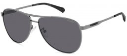 Gafas de Sol - Polaroid - PLD 2160/G/S/X - KJ1 (M9) DARK RUTHENIUM // GREY POLARIZED