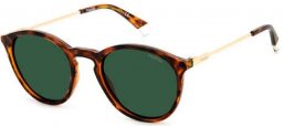 Gafas de Sol - Polaroid - PLD 4129/S/X - 086 (UC) DARK HAVANA // GREEN POLARIZED