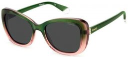 Gafas de Sol - Polaroid - PLD 4132/S/X - IWB (M9) GREEN PINK // GREY POLARIZED