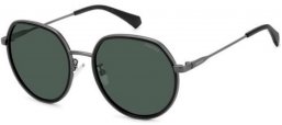 Gafas de Sol - Polaroid - PLD 4160/G/S/X - R80 (UC) MATTE DARK RUTHENIUM // GREEN POLARIZED