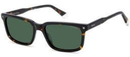 Gafas de Sol - Polaroid - PLD 4174/S/X - 086 (UC) HAVANA // GREEN POLARIZED